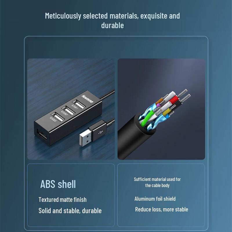 Newman 4-Port USB 2.0 Data Hub