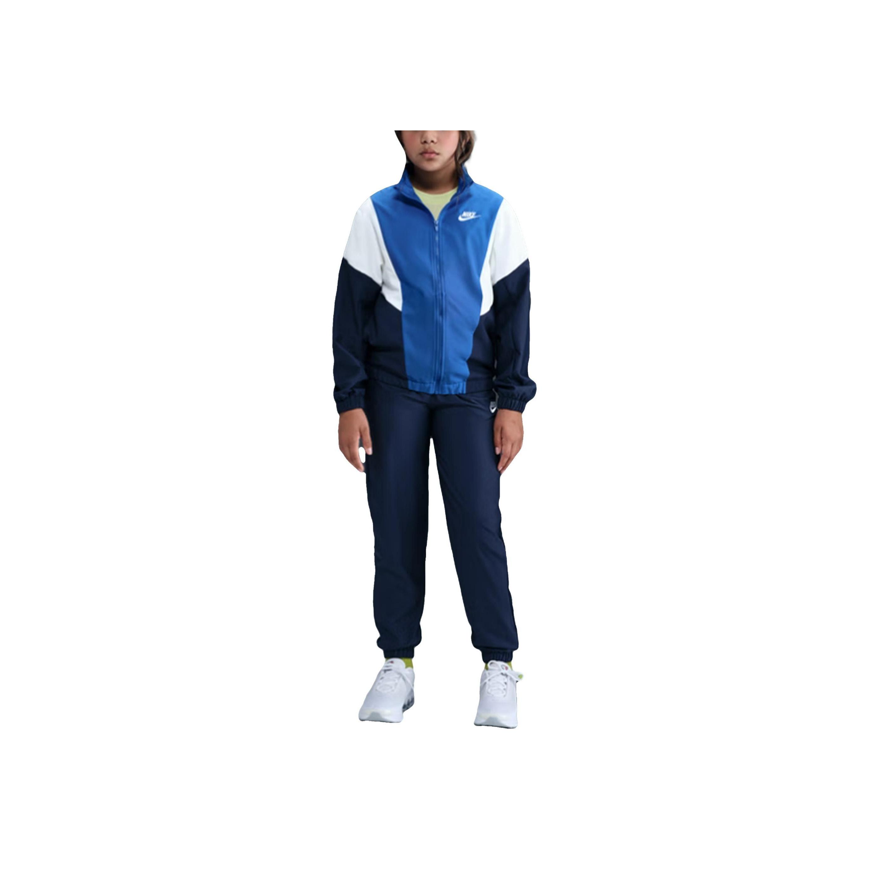 

Nike Повседневный спортивный костюм Удобный мягкий приятный к коже Цветной блок 2 предмета Детские комплекты HQ9314410 S