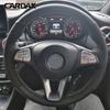 CARDAK Autostuurhoes Rode Markering Zwart Suede Voor Mercedes-Benz C180 C200 W205 C300 B200