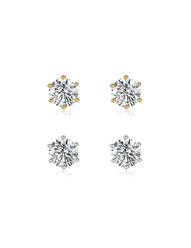 Iceball Ice 6 Prong Earring