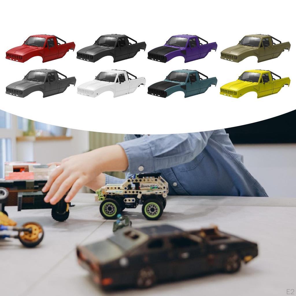Pickup Hard Assembly RC Crawler Accessory Heavy Duty Construction Sturdy Parts for 1/24 Model Car