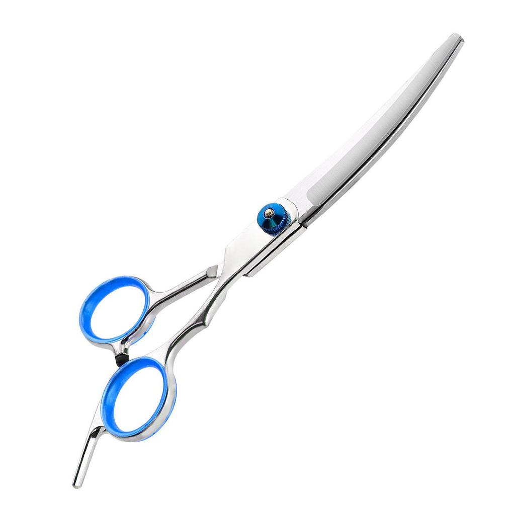 Set di forbici professionali per toelettatura animali domestici: Forbici per Tolettatura Dritte, Curve e per Pelo di Cane - Tosatrice Orsetto