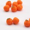 5PCS Cute Realistic Mini Tangerine Orange Model Lifelike Miniature Fruit Desktop Ornament for Home Office Decor Creative Gift