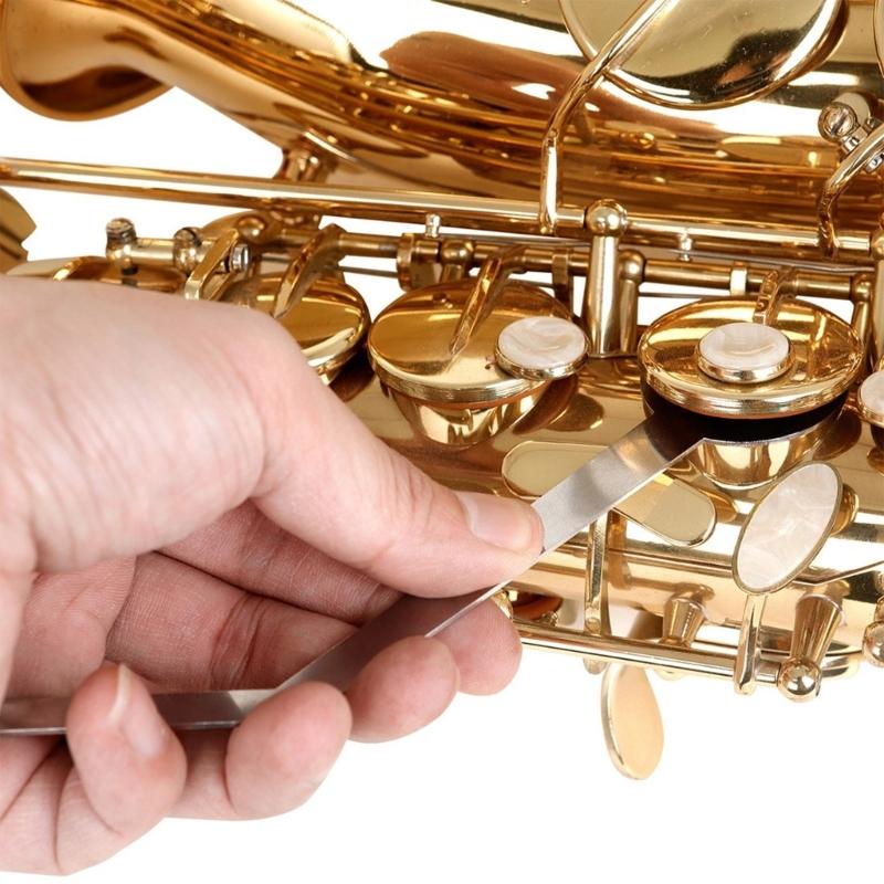 5Pcs Saxophone Pad Adjusting Tool Saxophone Leveling Rings Pad L Shape Key Cover