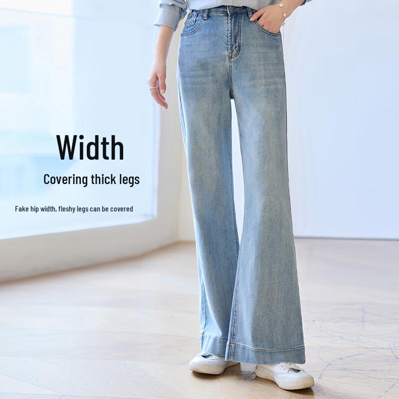 VICTORIA&VERA Women's Stretch Flared 5-Pocket Jeans V9011K06