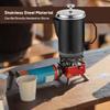 French Press kávovar 1L Camping French Press se sklopnou rukojetí Nerezový French Press