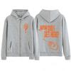 Felpa con cappuccio e zip Louis Tomlon How Did I Get Here Tour Stampa Giacca Moda Uomo Larga Casual Hip-hop Giubbotti Zip-up