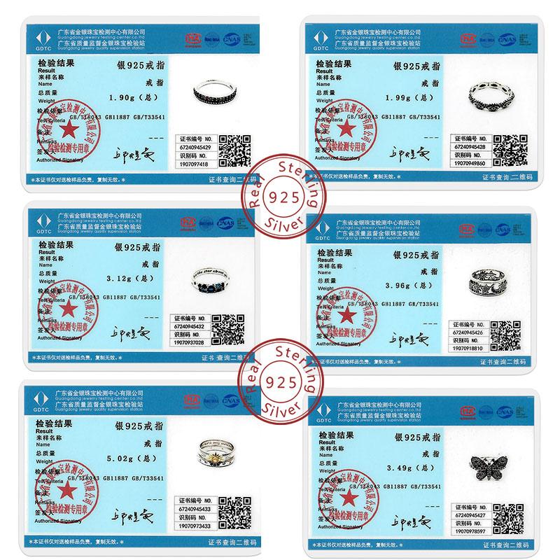 New 925 Silver Rings Simple Sparkling Stackable Original Rings For Women Anniversary Engagement Love Jewelry Gift