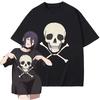 T-shirt Imprimé Style Identique Reze Squelette Anime Chainsaw Man Hommes Femmes Décontracté Oversize T-shirts Vintage Streetwear Homme