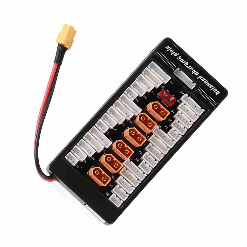Parallel Charging Board, 6S   Battery Balance   for RC Model with XT60 Plug,   Charging for 1-6 Lithium Batteries Simultaneously