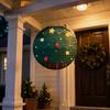 Birthday Party Decorative Props Christmas Paper Lantern, Cute Gingerbread Man Snowman Elk Pattern Ceiling Hanging Mexican Inspired Ornaments