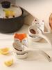 Countertop Pot Lid Rack Soup Spoon Rack Ceramic Household Multi-functional Storage Shelf Hot Pot Male Spoon Water Draining Rack