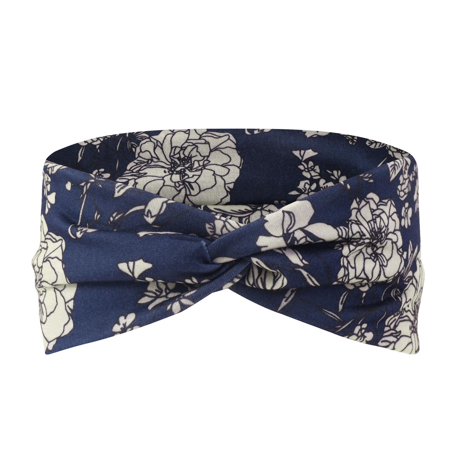 Women s Rose Print Sports Headband - Sweat-Absorbent, Non-Slip, Breathable, Elastic