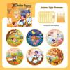 Mr. Toy 24 Solar Terms DIY Kit: Four Seasons Decorative Paintings for Kids.