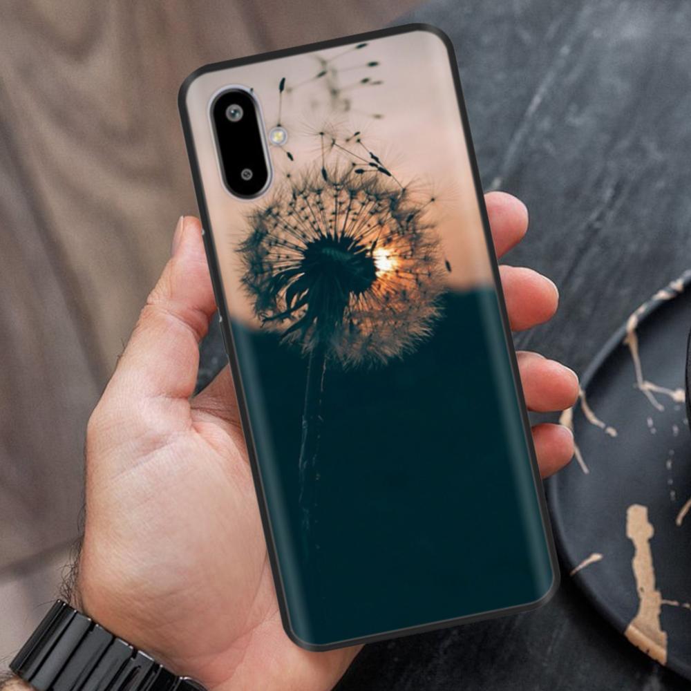 Case For Samsung Galaxy M06 Case 6.74" Cute Flower Cover Soft Silicon Matte Protective Fundas For Samsung F06 Bags Cartoon Shell