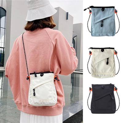 Stylish Unisex Crossbody Bag with Wide Shoulder Strap Trendy Versatile Storage Solution Pouch for Students Professionals