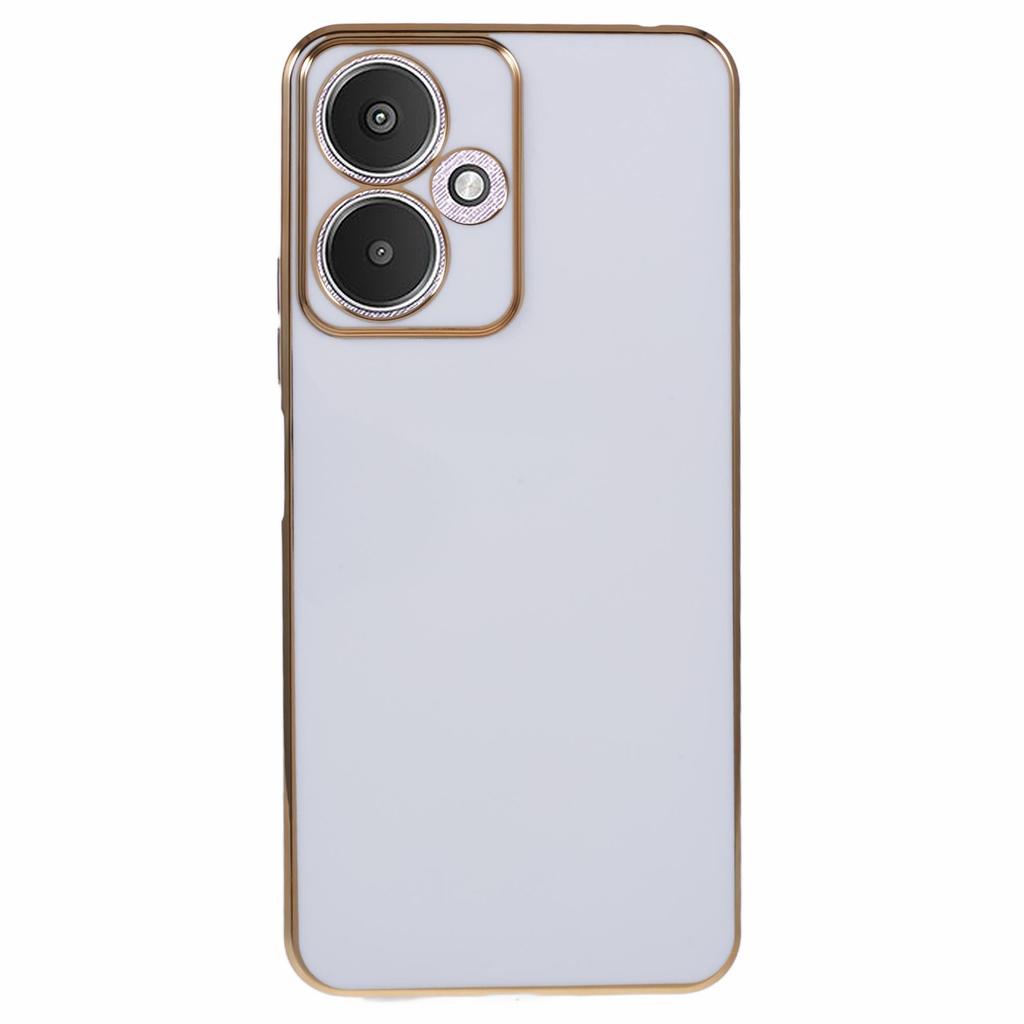 For Xiaomi Redmi 13C 5G/Redmi 13R 5G/Poco M6 5G Case TPU Soft Phone Cover 6D Electroplating