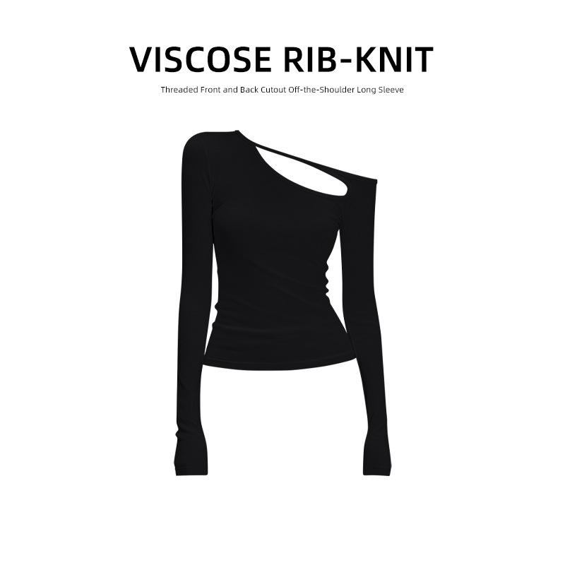 

Spicy Girl Red Long-Sleeve Hollow Top for Petite Women - Zodiac Year Edition Large (105-115 lbs) чёрный