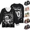 Women's Casual V-Neck Long Sleeve Printed Top