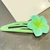 4Pcs Girl Hairpins Flower Decor Base BB Clip Base Design Hair Clips Smooth Surface Versatile Hair Accessory