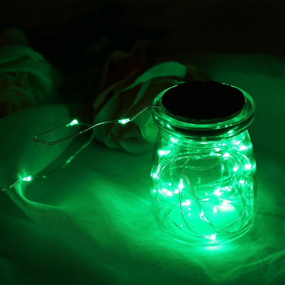 USB Lichterdeko Kupferdraht LED Lichterkette für Festliche OrnamentdekorationGrün 5m