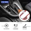 Carbon Fiber Pattern For Toyota Yaris Yaris Cross 2021-2026 LHD Gloss Black Gear Shift Inner Frame Trim Cover Car Interior Trim