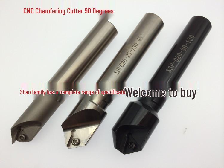 CNC Disposable Chamfering Tool Holder SSP C20-20-130, 90°