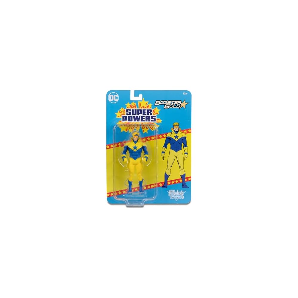 McFarlane Toys DC Super Powers Booster Gold 4.5 Inch Action Figure Collectible Toy