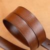 Belt First Layer Cowhide Genuine Leather Versatile Tree Paste Leather Pin Buckle Retro Belt Middle-Aged And Young Men'S Belt