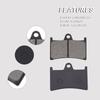 AHL Motorcycle Front Brake Pad Kit for Yamaha YZF R1 YZF-R1 1998-2003 / YZF-R6S