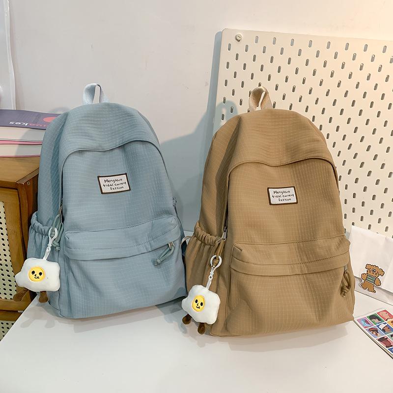 Schoolbag Korean version Japanese simple backpack female Mori student schoolbag large capacity college style small fresh sweet backpack