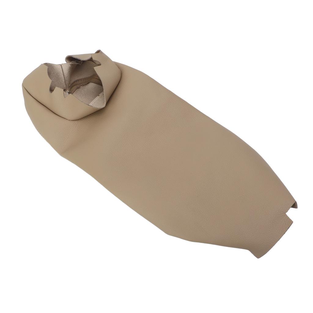 Synthetic Leather Center Console Lid Armrest Seat Box Cover Protector Replacement for Acura TL 2009‑2012 Beige