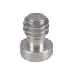 5 Stück 1/4" Edelstahlschraube 1/4-20 Gewindebolzen Anti-Lockerungs Kamera Befestigungsschraube Kamera Schnellwechselplatte Feststellschraube