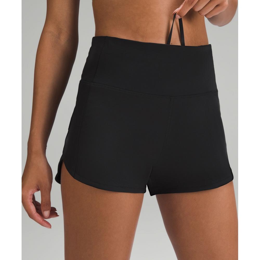 Lululemon Speed Up High Rise Lined Short 4  Black