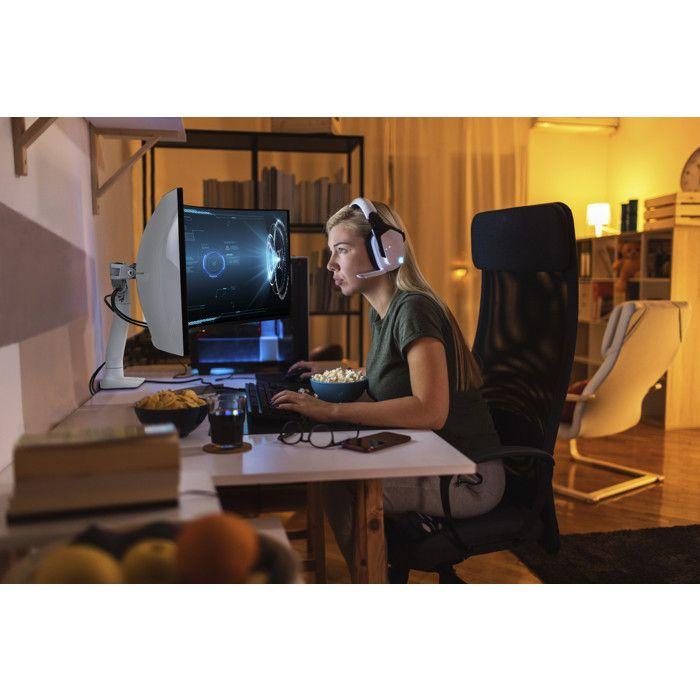 Ergotron HX Arm Desk Mount HD Simple Support De Table Pour Écran 38,1 Cm (15) - 124,5 Cm (49) Noir Rotatif, Réglable