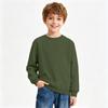 Unisex Kids Long Sleeve Color Sweatshirt Casual Comfortable Pullover for Boys and Girls