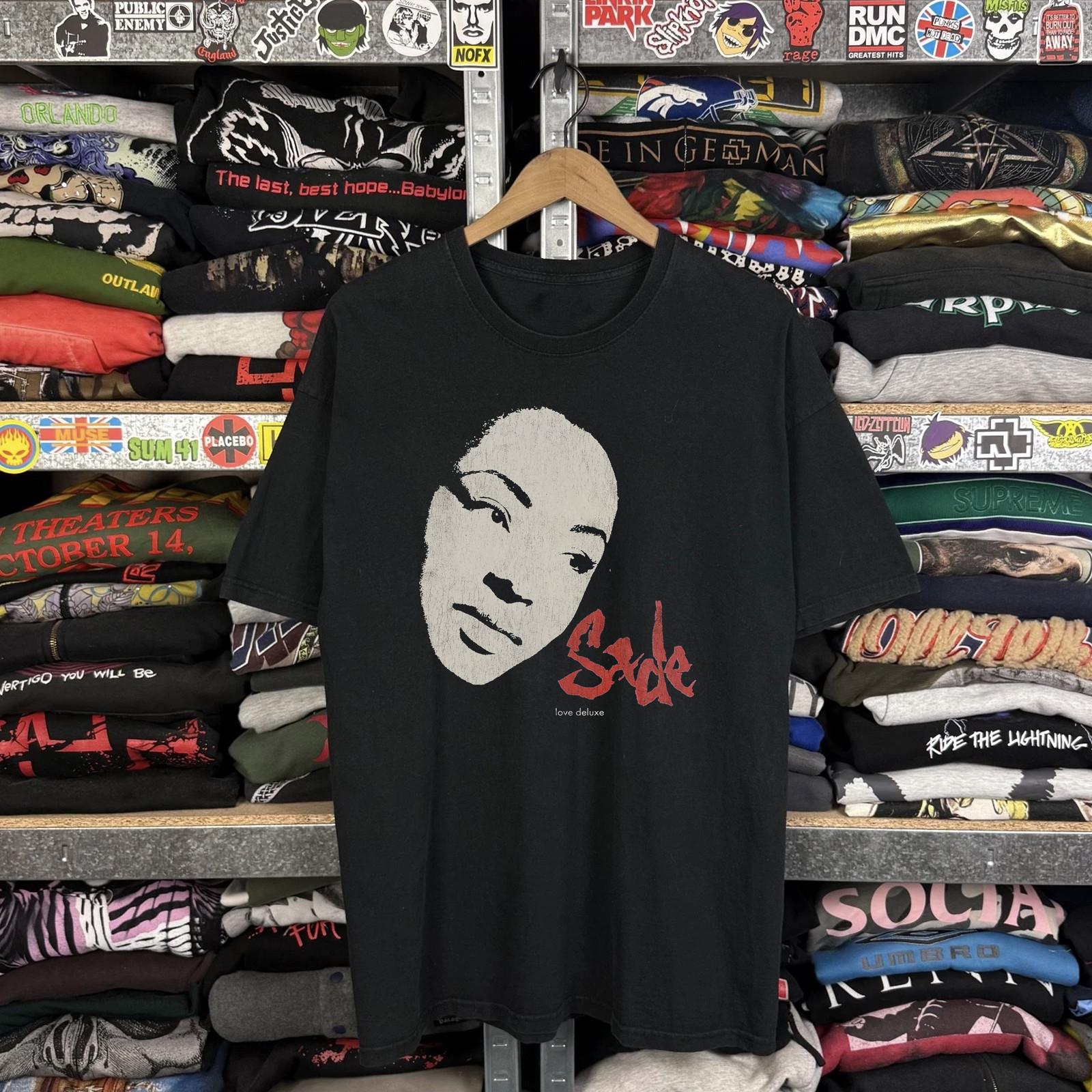 90s Sade Love Deluxe Promo T-Shirt Black S XL