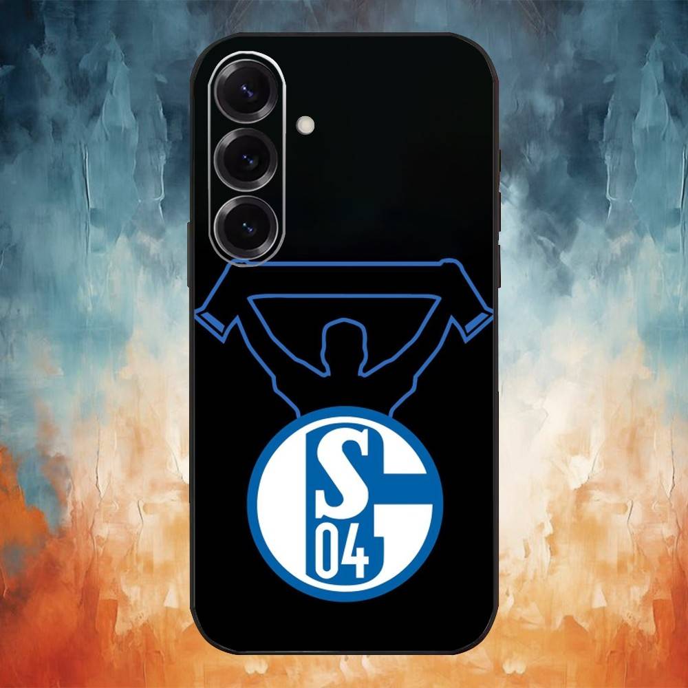 S-Schalke 04 Team Phone Case For Samsung Galaxy A20,21s,22,31,32,52,53,72,73,80,91 Soft Black Shell