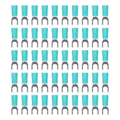 50 Peças Terminal Crimpado SV5.55 Seguro AWG 1210 Conector de Fio Tipo U para Indústria Eletrônica Rua