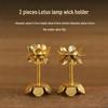 Brass Dual-Use Buddha Offering Candle Holder Lamp
