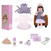 kEIUMI Full Silicone Vinyl 22 Inch Reborn Baby Doll Realistic Skin Look Like Newborn Girl Toys Children Gift