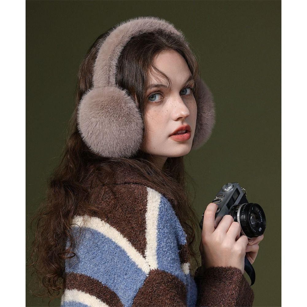 Faux Rabbit Fur Soft Earmuffs Soft Ear Covers Fashion Winter Ear Muffs  for Women & Men