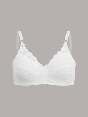 Artdewred Sexy Women Lace Plus Size Bra Mesh Bralette Lingerie Female Unpadded Floral Femme Big Bras