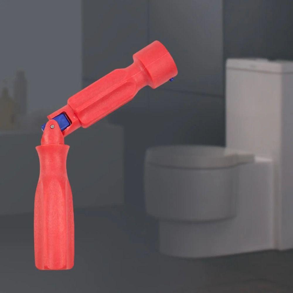

High-strength Toilet Seat Repair Wrench Plastic Repairing Tools Home червоний