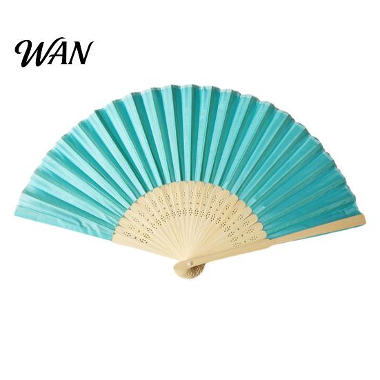 Lightweight Bamboo Fan Chinese Style Silk Folding Fan, Ribs Decorative Handheld Summer Cooling Portable Party Favors for Men Women Wooden