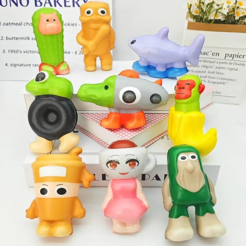 Italiano Brainrot Brinquedo Criativo de Apertar Engraçado Tung Tung Sahur Tralalero Tralala Brinquedo Tubarão Derivado Periféricos Ornamentos Presentes