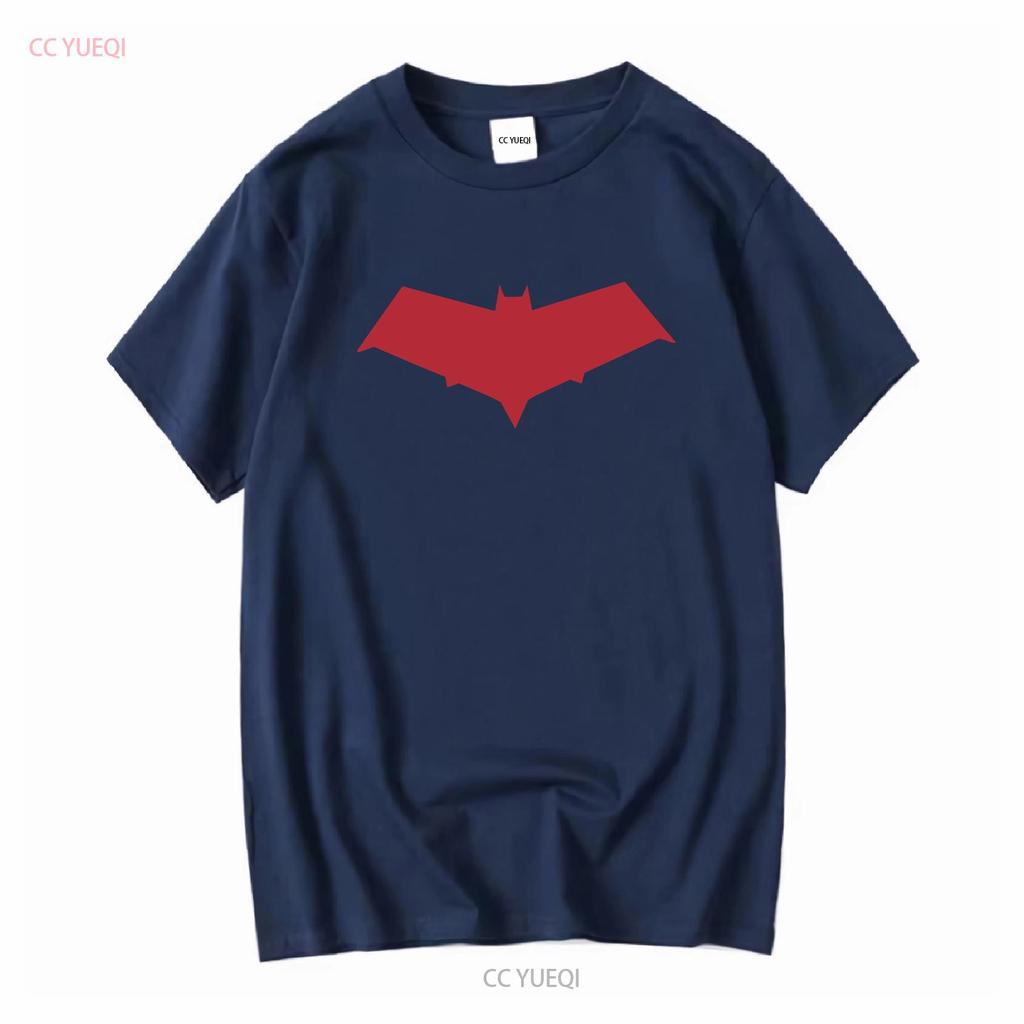 Red Hood Symbol Jason Todd T Shirt Black long or short sleeves vintage Washed Unisex homme fashion Slightly Breathable Casual