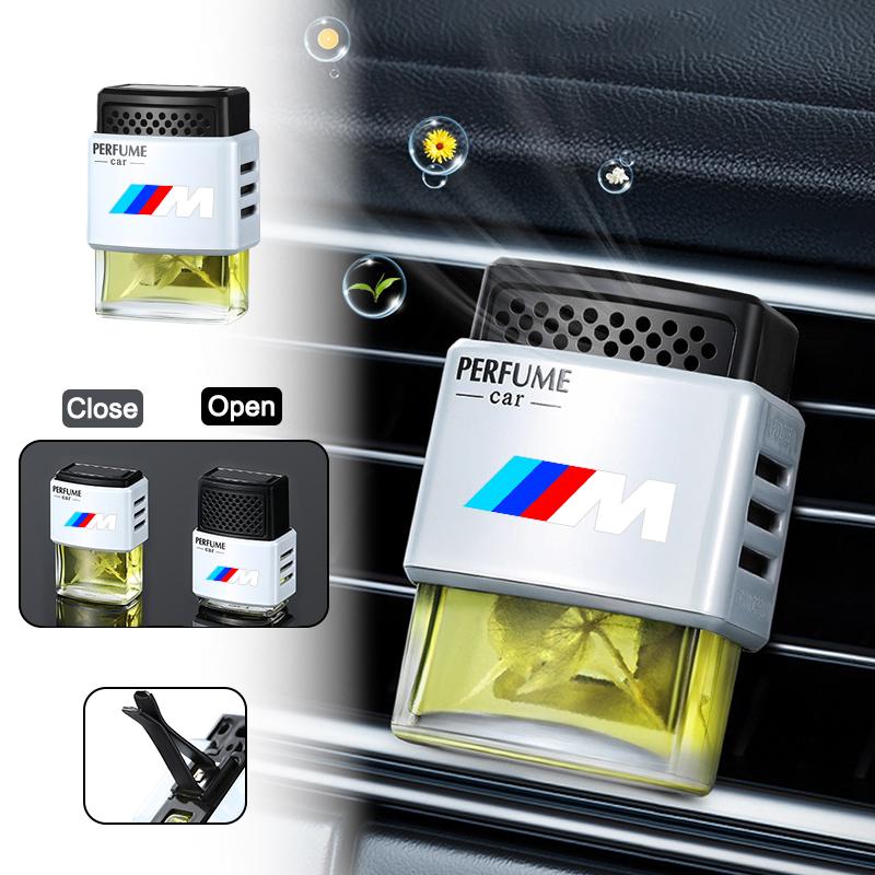 QXFA9 Car Air Freshener Smell Vent Perfume Flavoring Auto Interior Accessories For BMW 50th 1 3 5 7 Series X1 X3 X4 X5 X6 F10 F20 F30