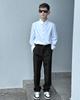 LOLANTA Boys' Formal Pants, Long Pants, Kids' School Pants, Solid Color, Perfect for Entrance Ceremonies, Graduations, Weddings, Recitals, Black, Size