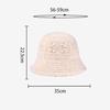 Women Fisherman Hat Autumn Winter Knitted Basin Hat